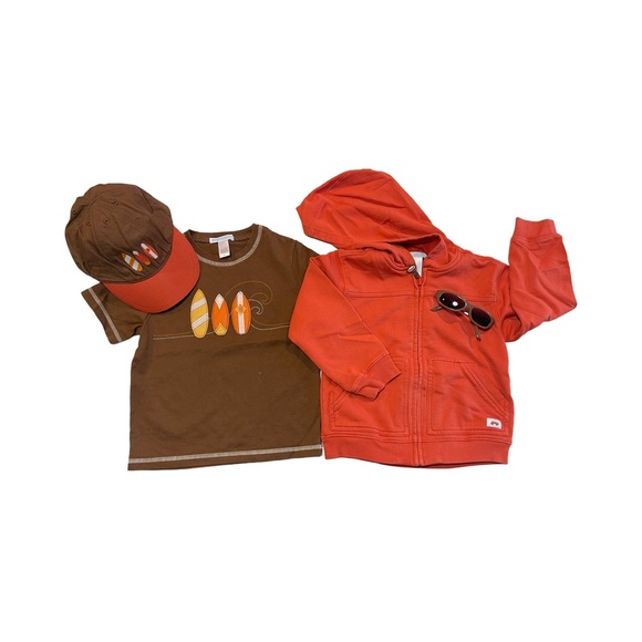 Janie and Jack Vintage Surf Hoodie 4T - Picture 3 of 3